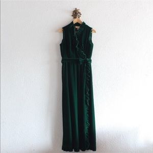 70s Vintage Emerald City Dress